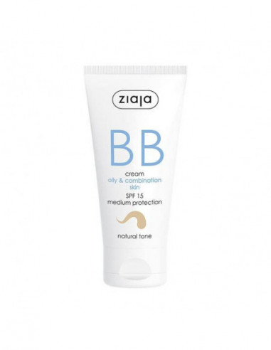 BB cream Pieles grasas y mixtas SPF15 Tono Natural 50 ml