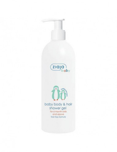 Gel de ducha para cuerpo y cabello para bebé +6 meses 300 ml