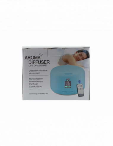 HUMIDIFICADOR CON MANDO A DISTANCIA Y 7 LUCES DE COLOR LED DE 300 ML