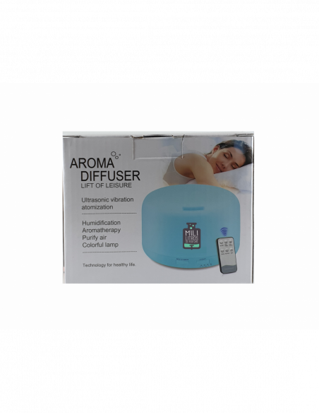 HUMIDIFICADOR CON MANDO A DISTANCIA Y 7 LUCES DE COLOR LED DE 300 ML