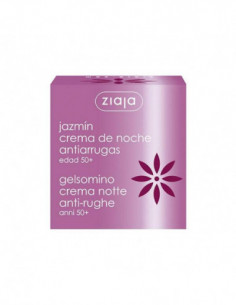 Jazmin crema facial de noche antiarrugas